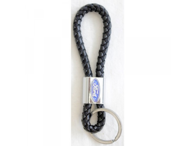 Брелок плетеный, кожа FORD