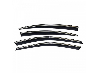 Комплект накладных дефлекторов LEXUS LX 570 хром injection "SVS"