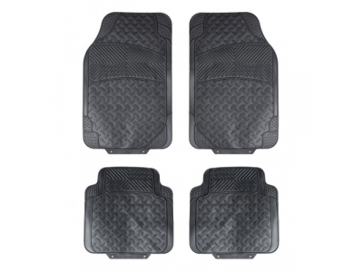 Коврики авт. универс.полимер AIRLINE черные (комп 5 шт) от Airline Коврики авт. универс.полимер AIRLINE черные (комп 5 шт)