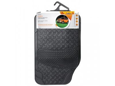 Коврики авт. универс.полимер AIRLINE черные (комп 5 шт) от Airline Коврики авт. универс.полимер AIRLINE черные (комп 5 шт)