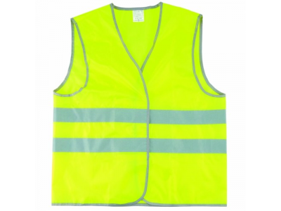 Жилет сигнальный, желтый, размер XL// СИБРТЕХ от СИБРТЕХ Жилет сигнальный, желтый, размер XL// СИБРТЕХ