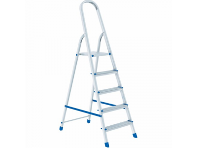 Стремянка, 5 ступеней, алюминиевая // СИБРТЕХ // Pоссия от СИБРТЕХ Стремянка, 5 ступеней, алюминиевая // СИБРТЕХ // Pоссия
