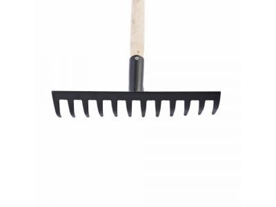 Грабли 12-зубые, 300 мм., с черенком, прямые СИБРТЕХ Россия