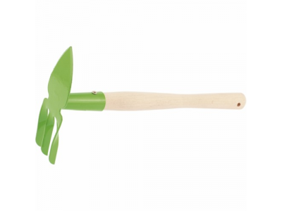 Мотыжка комбинированная, "лепесток", три витых зуба, деревянная рукоятка СИБРТЕХ Россия