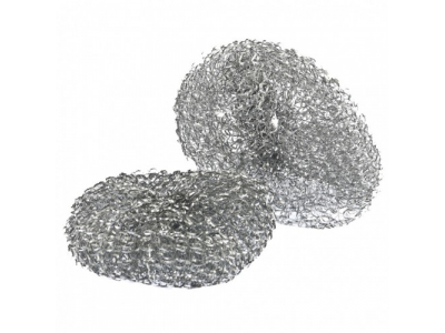 Скраб для посуды, 2 шт, металлический, Россия Elfe