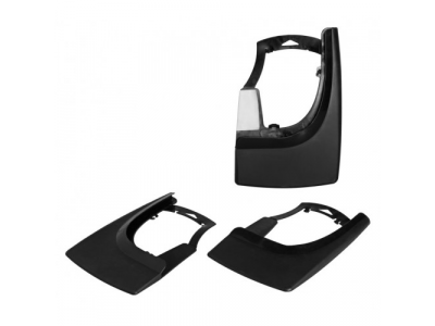 Брызговики универсальные, для легковых автомобилей, черные, 2шт.