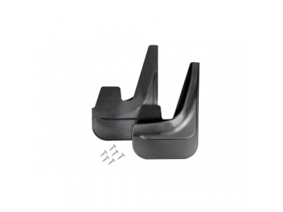 Брызговики универсальные, 2 шт. с крепежом (чёрные)