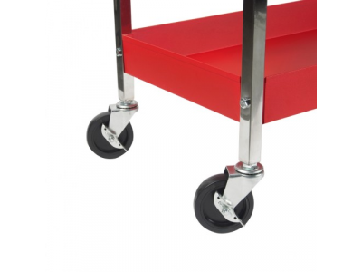 JTC Тележка инструментальная 3 секции красная с открытым отсеком JTC от JTC JTC Тележка инструментальная 3 секции красная с открытым отсеком JTC