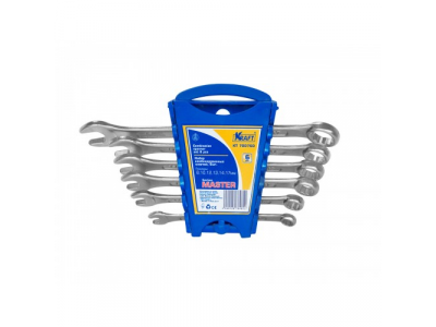 Ключ комбинированный Master набор 6 шт: 8,10,12,13,14,17 мм