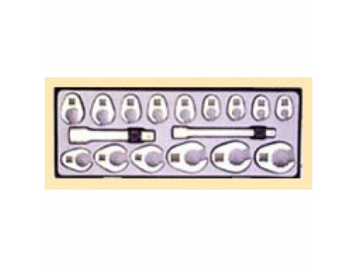 5172 Набор разрезных ключей-насадок 10-26мм 17пр. от FORCE 5172 Набор разрезных ключей-насадок 10-26мм 17пр.