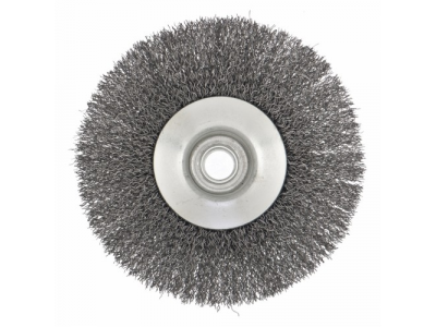 Щетка для УШМ, 125 мм, М14, "тарелка", витая проволока СИБРТЕХ