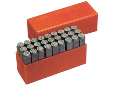 Клейма буквенные 8мм CrMo латиница набор.