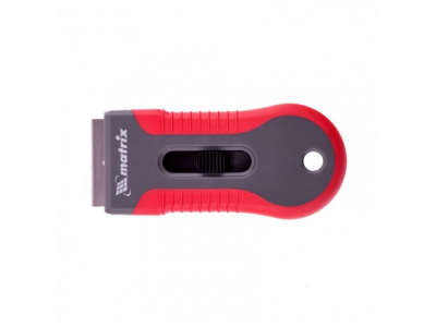 Скребок с двухкомпонентной рукояткой, выдвижное сменное лезвие Matrix от MATRIX Скребок с двухкомпонентной рукояткой, выдвижное сменное лезвие Matrix