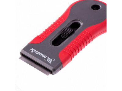 Скребок с двухкомпонентной рукояткой, выдвижное сменное лезвие Matrix от MATRIX Скребок с двухкомпонентной рукояткой, выдвижное сменное лезвие Matrix