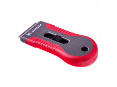 Скребок с двухкомпонентной рукояткой, выдвижное сменное лезвие Matrix от MATRIX Скребок с двухкомпонентной рукояткой, выдвижное сменное лезвие Matrix