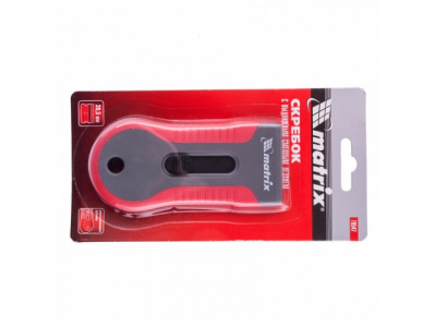 Скребок с двухкомпонентной рукояткой, выдвижное сменное лезвие Matrix от MATRIX Скребок с двухкомпонентной рукояткой, выдвижное сменное лезвие Matrix