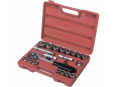 Набор слесарно-монтажный с квадратом 1/2", 21 предм.// MATRIX MASTER