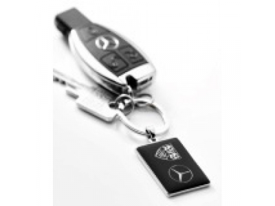 Брелок Mercedes-Benz Key ring, Bad Cannstatt, Black, артикул B66952319