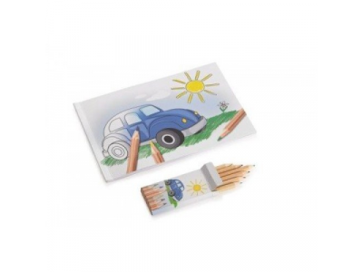 Альбом для раскрашивания с цветными карандашами Volkswagen, артикул 000087703AR от VAG Альбом для раскрашивания с цветными карандашами Volkswagen, артикул 000087703AR