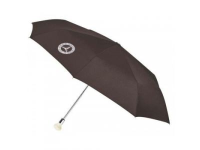 Складной зонт Mercedes 300 SL Compact Umbrella, Brown / Silver, артикул B66041533 от Mercedes Складной зонт Mercedes 300 SL Compact Umbrella, Brown / Silver, артикул B66041533