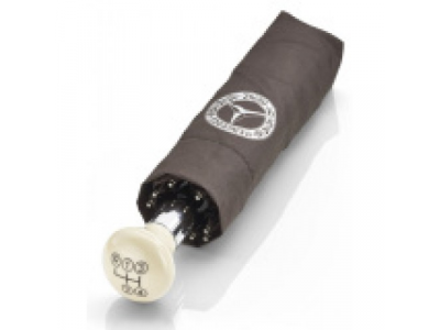 Складной зонт Mercedes 300 SL Compact Umbrella, Brown / Silver, артикул B66041533 от Mercedes Складной зонт Mercedes 300 SL Compact Umbrella, Brown / Silver, артикул B66041533