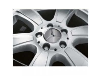 Колпачок ступицы колеса Mercedes, серебристый, без хромирования по диаметру, артикул B66470203 от Mercedes Колпачок ступицы колеса Mercedes, серебристый, без хромирования по диаметру, артикул B66470203