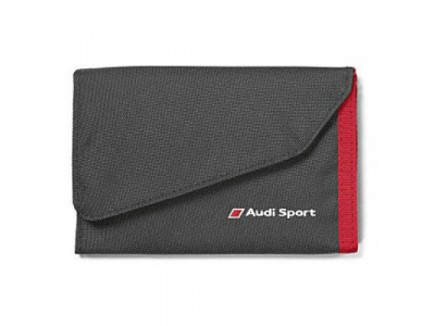 Кошелек Audi Sport Wallet, Black/Red, артикул 3151600400 от VAG Кошелек Audi Sport Wallet, Black/Red, артикул 3151600400