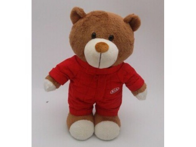 Мягкая игрушка Kia, мишка в комбинезоне, артикул R8480AC515K от KIA Мягкая игрушка Kia, мишка в комбинезоне, артикул R8480AC515K