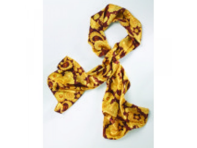 Шейный платок Volkswagen Ladies Silk Scarf, Yellow Brown, артикул 000084330D049 от VAG Шейный платок Volkswagen Ladies Silk Scarf, Yellow Brown, артикул 000084330D049