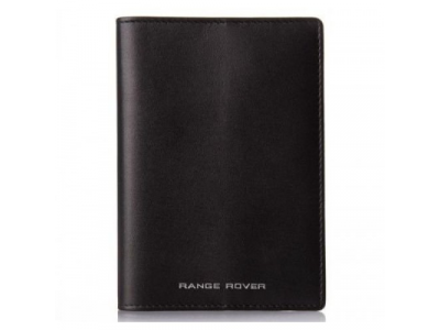 Кожаная обложка для паспорта Range Rover Leather Passport Holder, Black