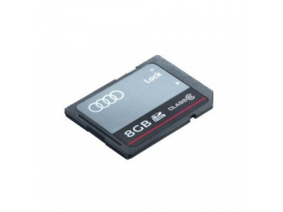 Карта памяти Audi SD Card, 8Gb, Black от VAG Карта памяти Audi SD Card, 8Gb, Black