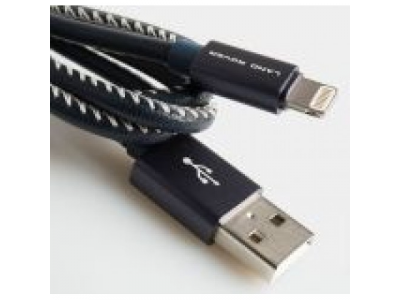 Кабель для iPhone Land Rover Leather Wrapped iPhone Cable, Black