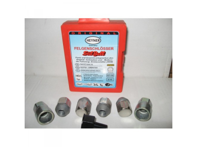 Гайки-секретки Н с 2-мя ключами от HEYNER Гайки-секретки Н с 2-мя ключами