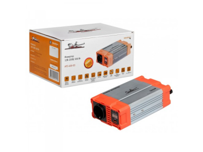 Инвертор AIRLINE 12В-220В 400Вт от Airline Инвертор AIRLINE 12В-220В 400Вт