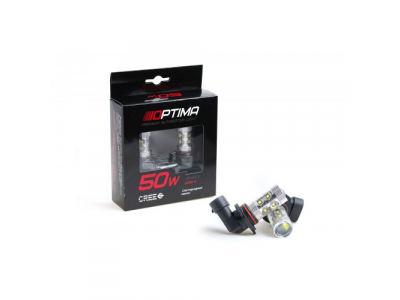 Светодиодные лампы Optima DRL CREE 50W HB4 (9006) белая от OPTIMA Светодиодные лампы Optima DRL CREE 50W HB4 (9006) белая
