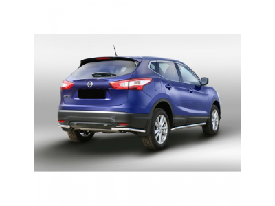 Защита задняя уголки d42,Nissan Qashqai 2014-, NQSH.76.5081