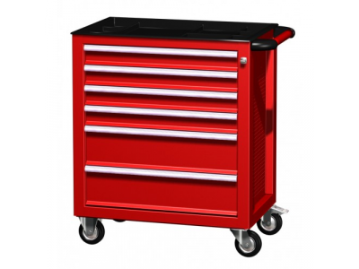 Тележка инструментальная закрытая с 6 ящиками, (759х451х828h)
